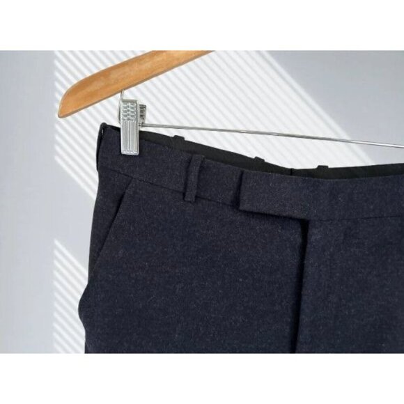 Billy Reid Heirloom Wool Blend Tailored Dress Pants Mens Size 28 Navy Formal Tro - Picture 2 of 6